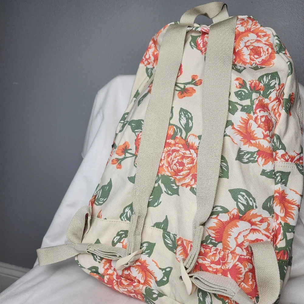 Herschel vintage rose natural cotton backpack